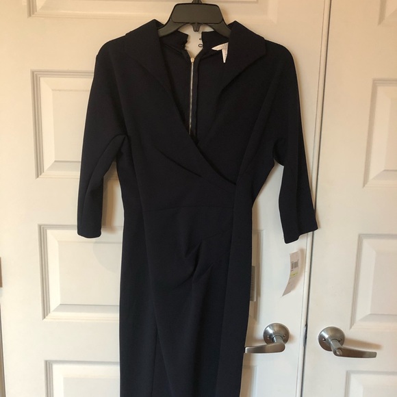 Mid length Navy blue dress - Picture 1 of 3